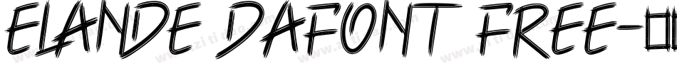ELANDE DAFONT FREE字体转换
